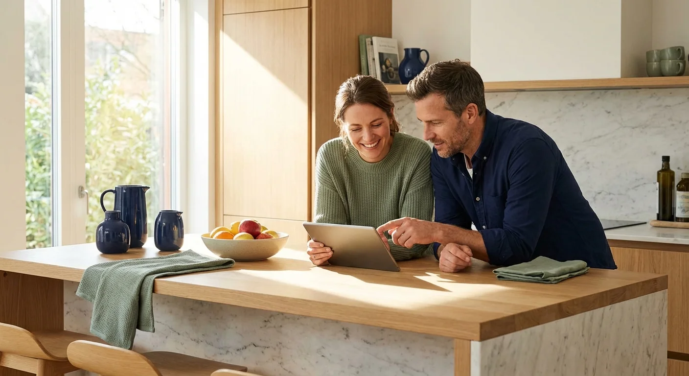A car parked next to a bicycle in a clean garage, suggesting a low-mileage lifestyle.
