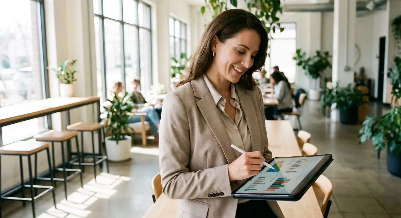 A couple reviewing their budget on a laptop in a modern, bright kitchen.