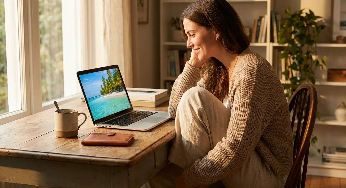 A group of friends enjoying a simple, joyful picnic in a park.