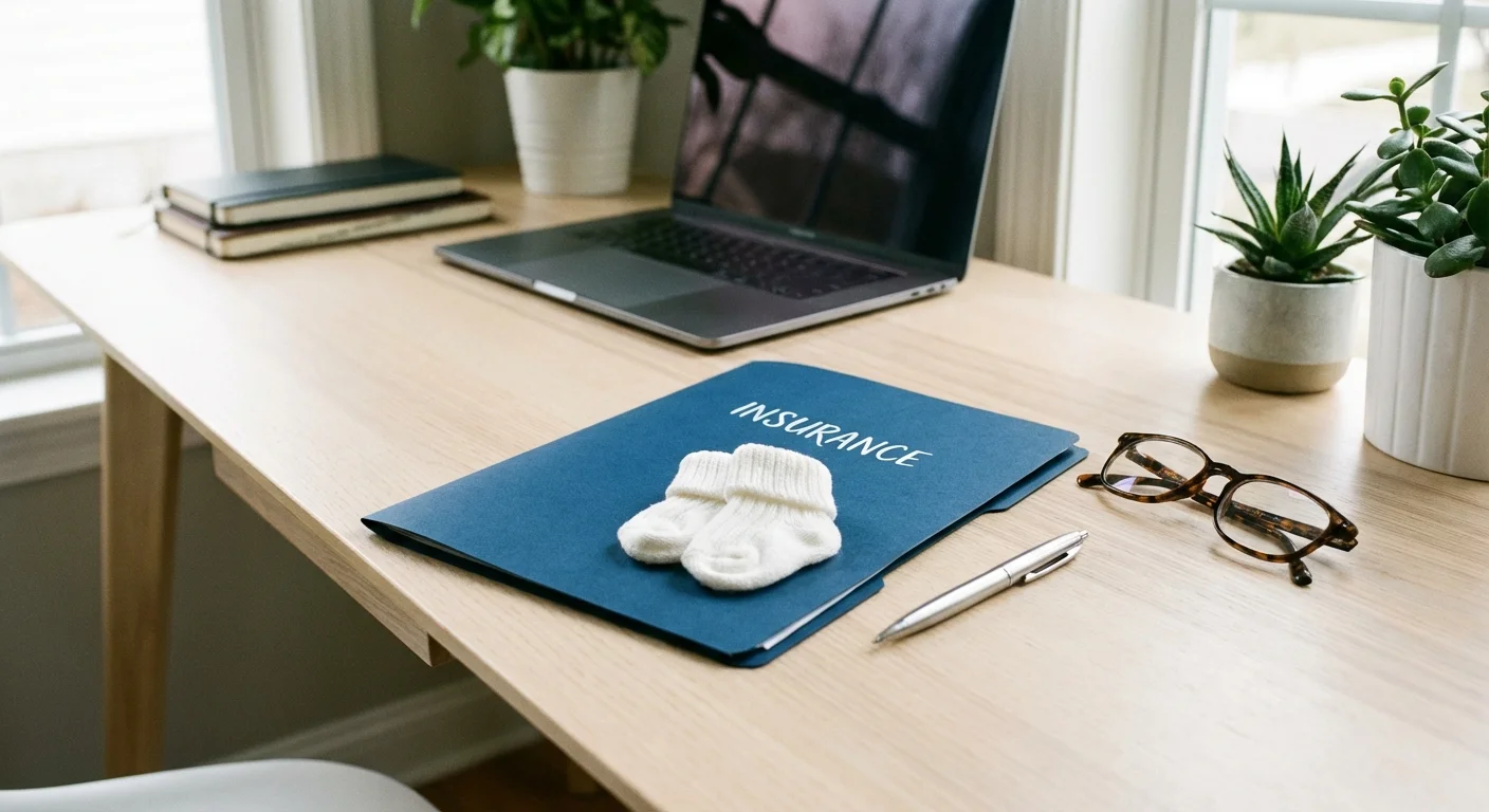 A minimalist flat lay of a notebook, coffee, and phone on a wooden desk.