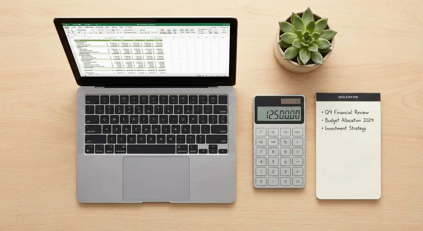 A passport, holiday ornament, and house key, representing different sinking fund categories.