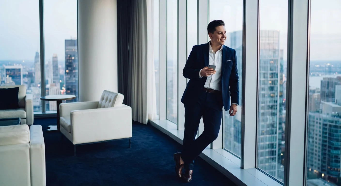 A person looking at audio cables, representing troubleshooting.