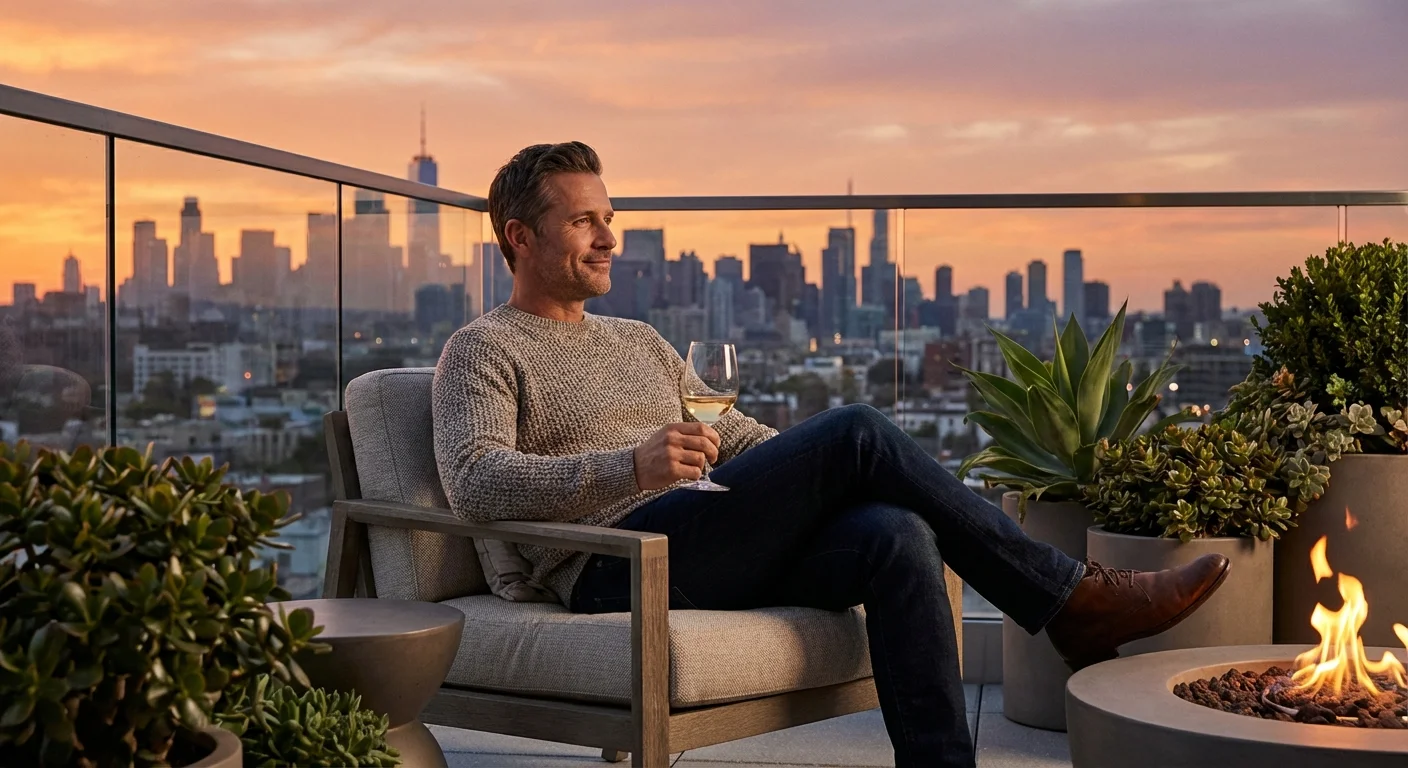 A person making an intentional choice to put an item back in a store.