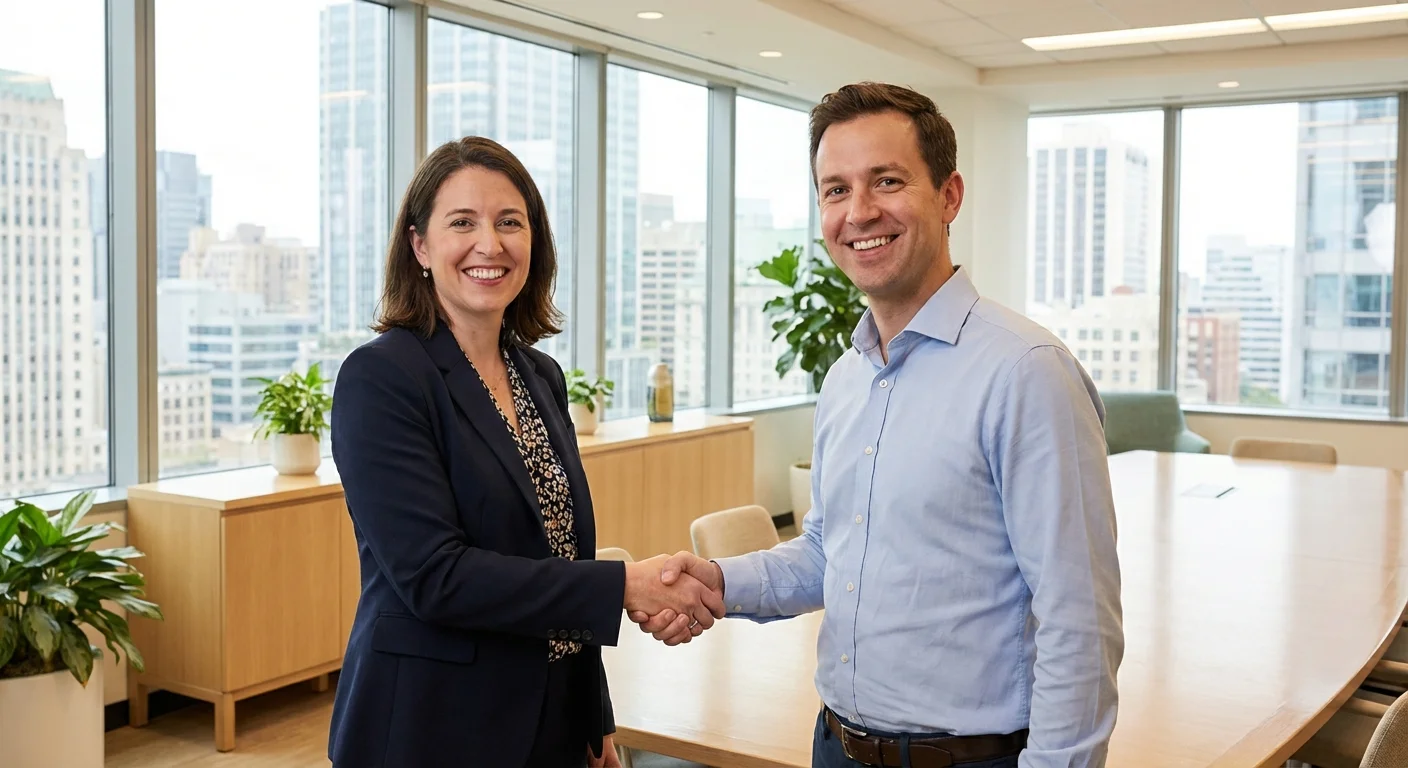 A person sitting at a desk with their head in their hands under a single lamp.