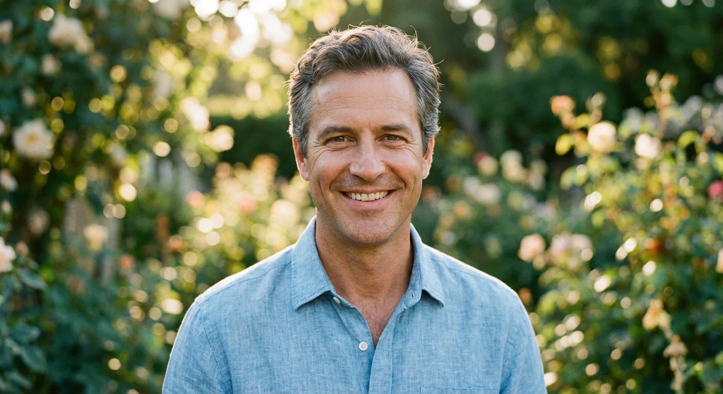 A professional and friendly portrait of a man for a house sitting profile.