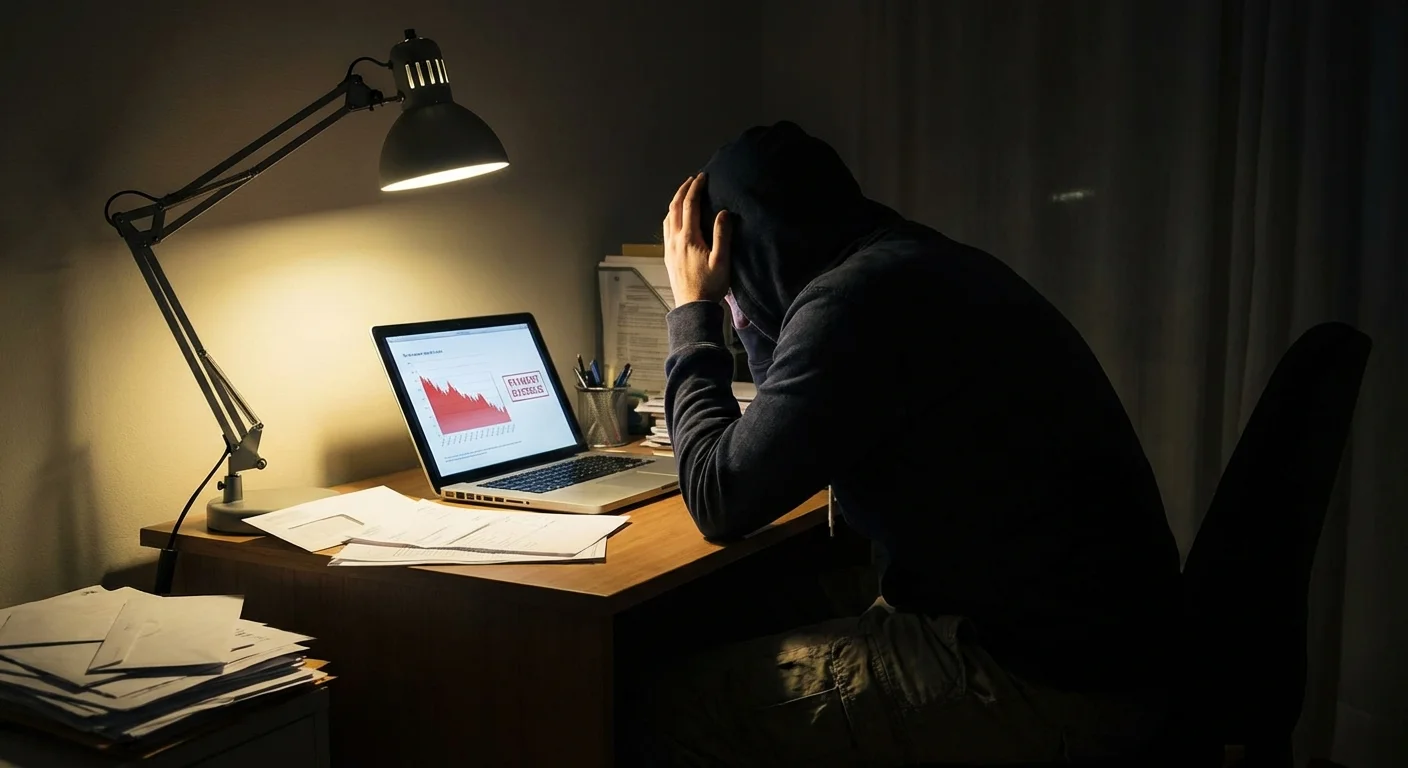 A shopper using a smartphone app in their car to calculate shopping expenses.
