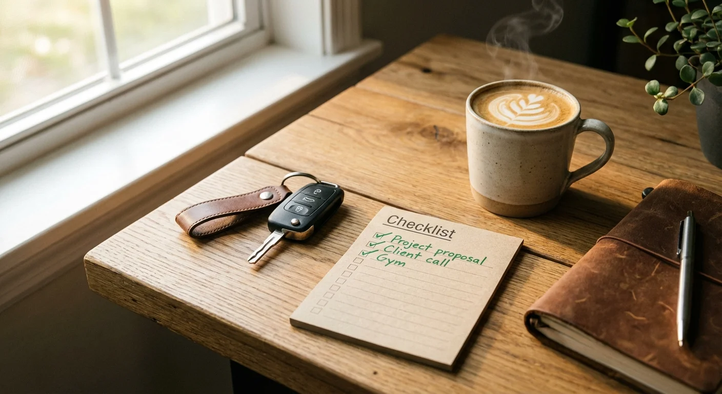 A traveler looking thoughtfully at a tablet on a European street.