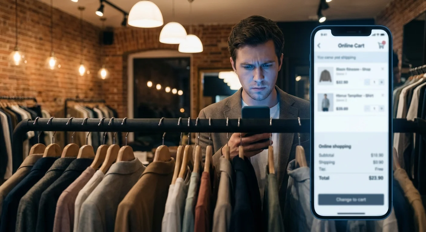 A woman smiling while talking on a headset in a bright office.