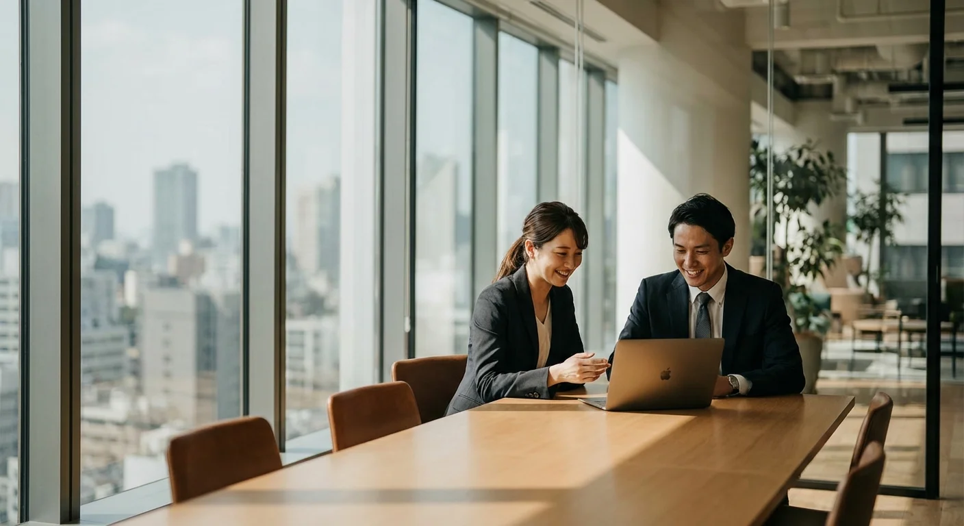 Close-up of hands writing in a planner next to a calculator and globe.