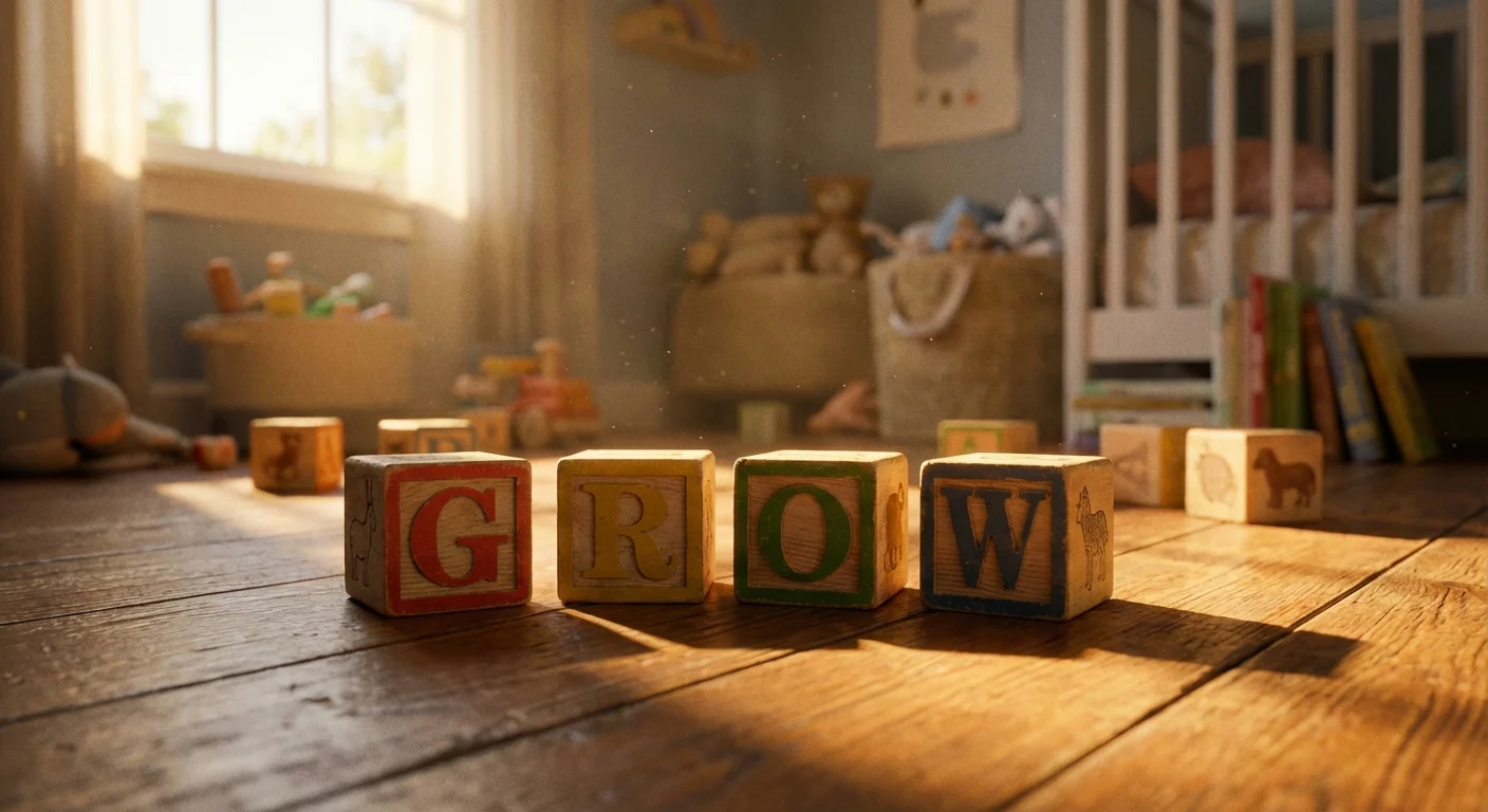 Hands placing a small plant next to a glass savings jar in the sunlight.