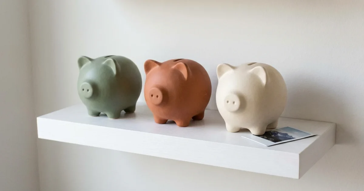 A person smiling at a laptop in a bright home office, representing financial relief and success.
