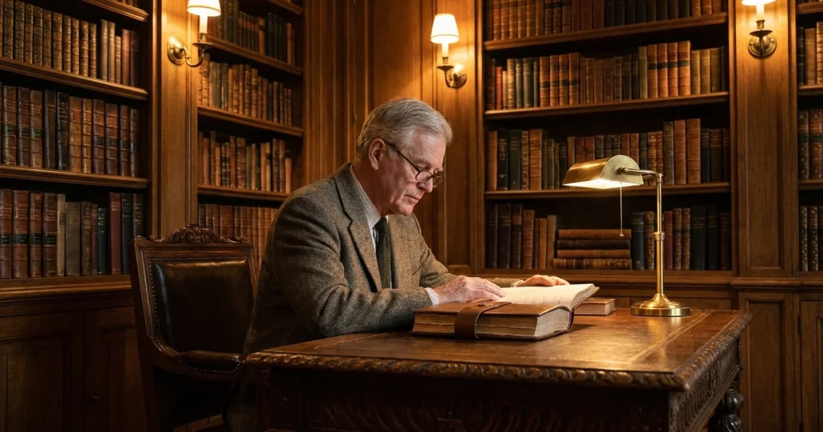 A woman smiling at her phone in a bright, modern kitchen, symbolizing stress-free money management.