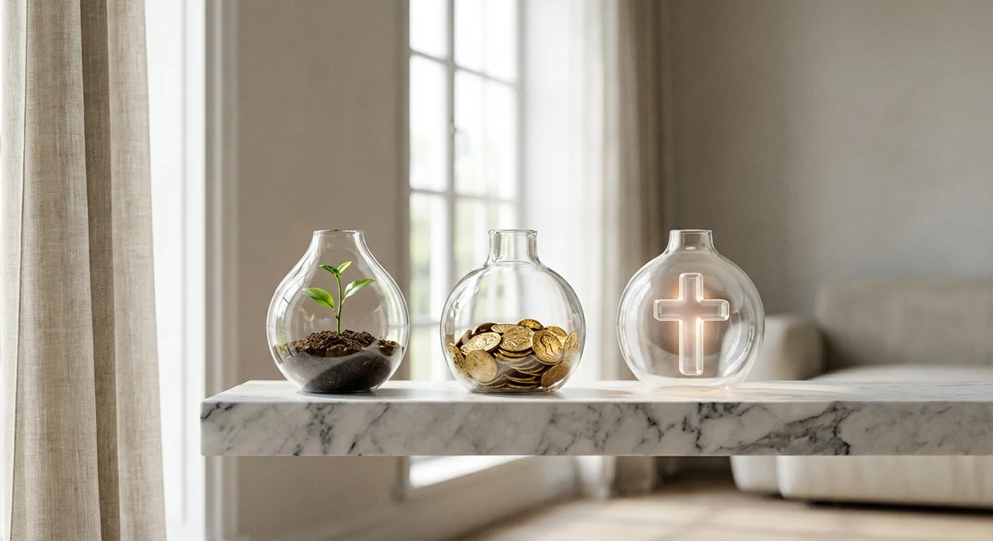 Three glass jars representing tax-free contributions, growth, and withdrawals.